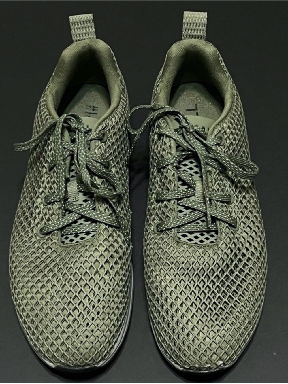 NoBull mesh sneakers, moss green, unisex. Men’s 10.5/Women’s 12. LAST CALL!